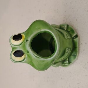 Vintage Ceramic Frog Toothpick Holder Japan